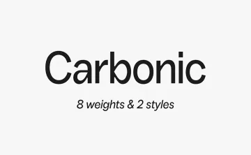 POI Carbonic Font