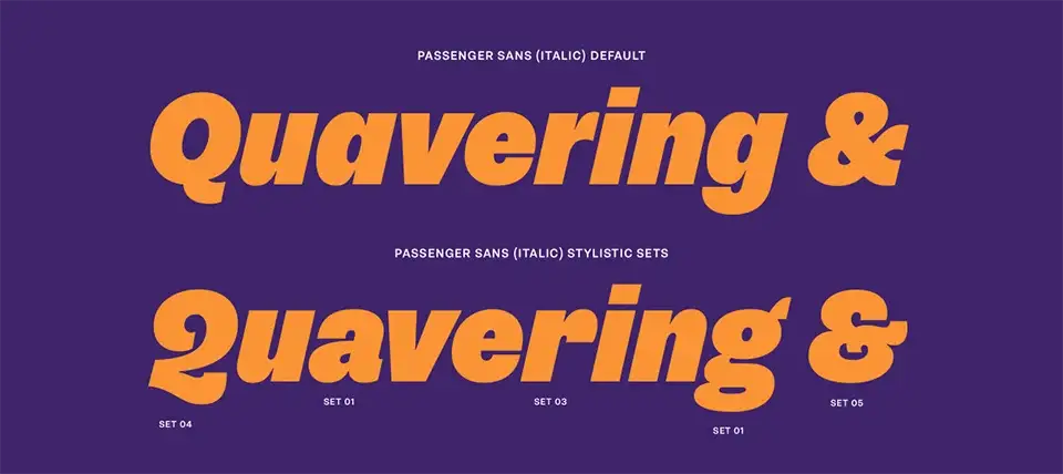 Passenger Sans Font Family