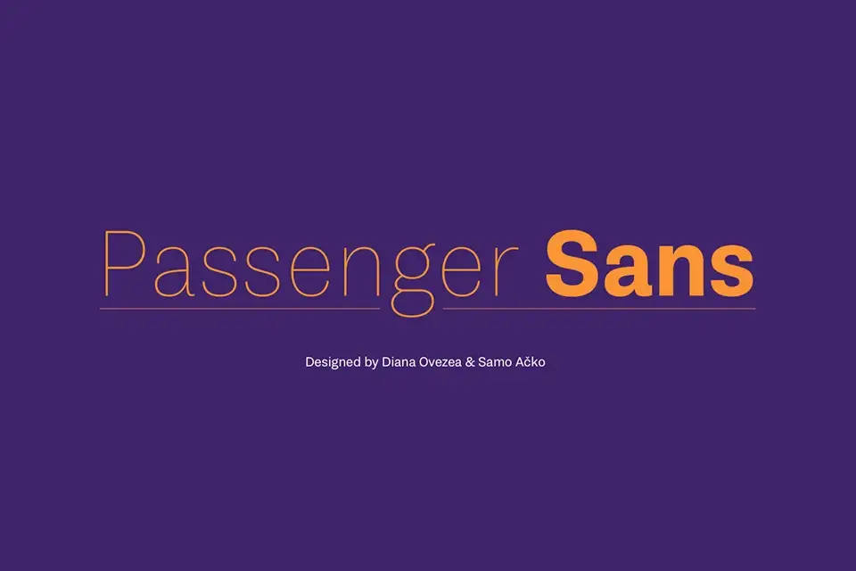 Passenger Sans Font Family