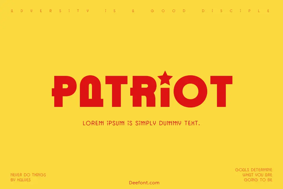 Patriot Font Family