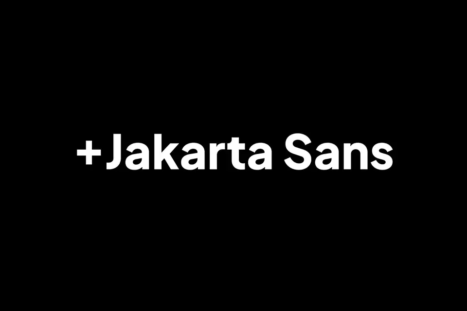 Plus Jakarta Sans Font Family