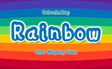 Rainbow Font