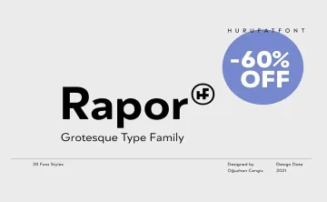 Rapor Font