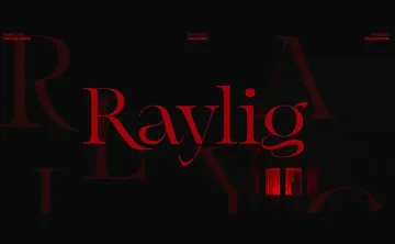 Raylig Font