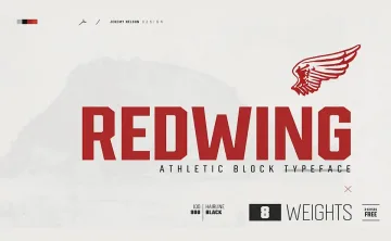 Redwing Display Font