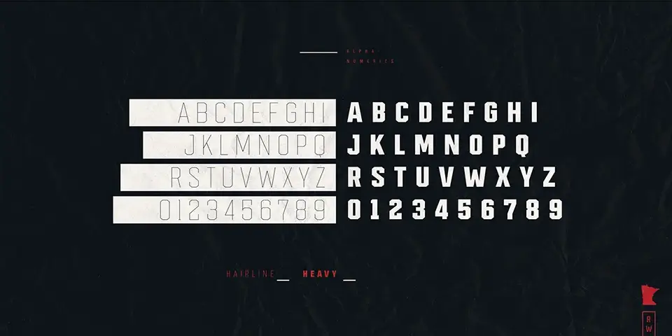 Redwing Display Font