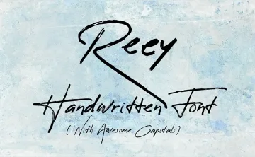 Reey Script Font