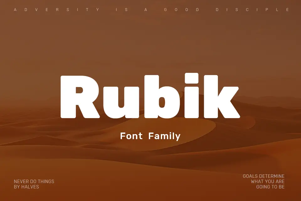 Rubik Font Family