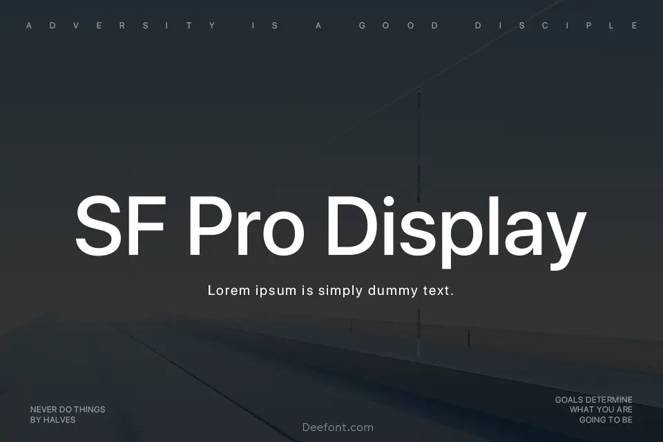 SF Pro Display Font Family