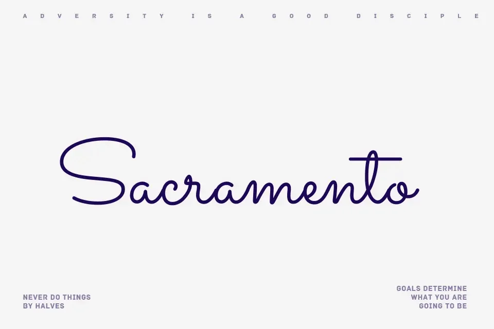 Sacramento Font