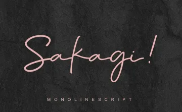 Sakagi Font