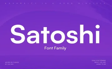 Satoshi Font Family