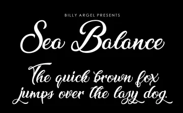 Sea Balance Font