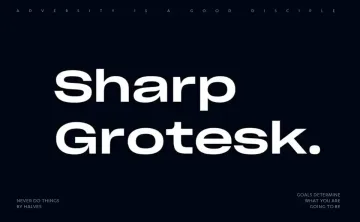 Sharp Grotesk Font Family