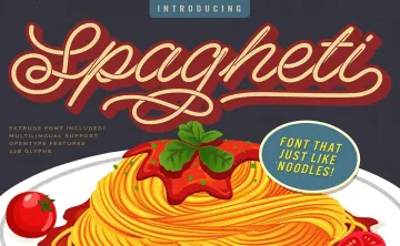 Spagheti Font