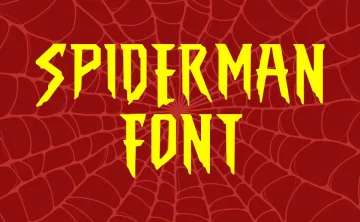 The Amazing Spider-Man font