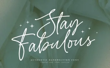 Stay Fabulous Font