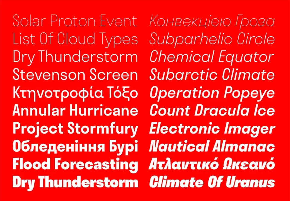 Stratos Font Family