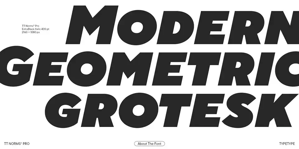 TT Norms Pro Font Family