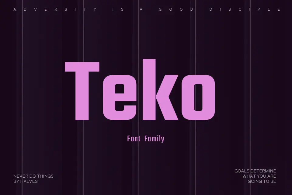 Teko Font Family