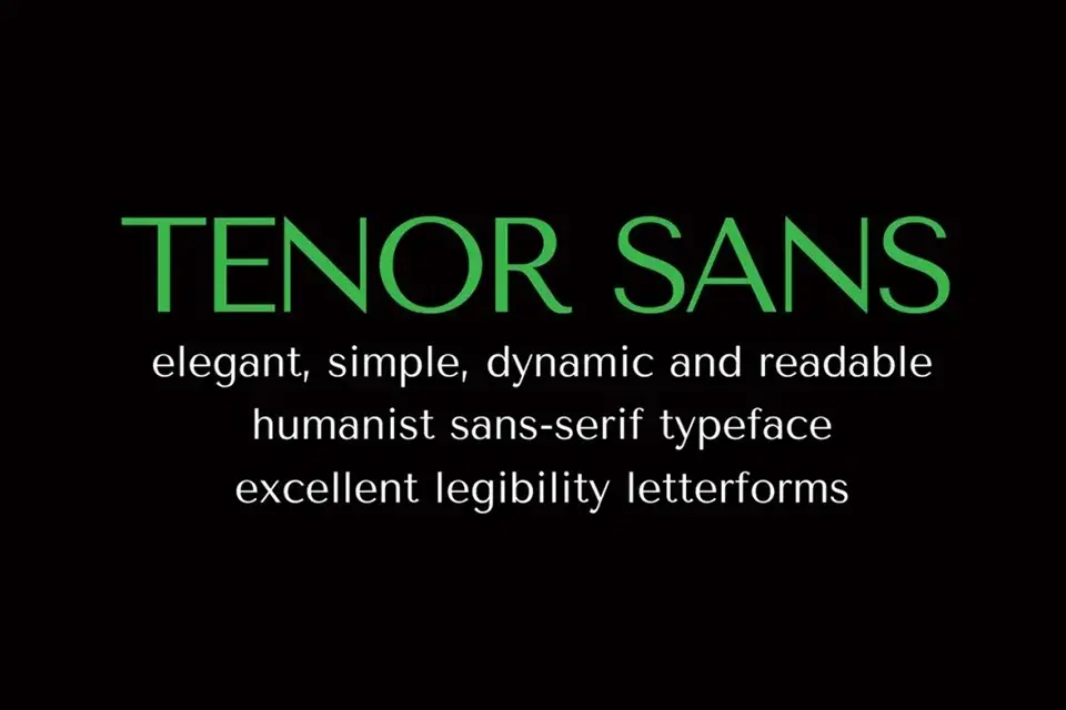 Tenor Sans Font