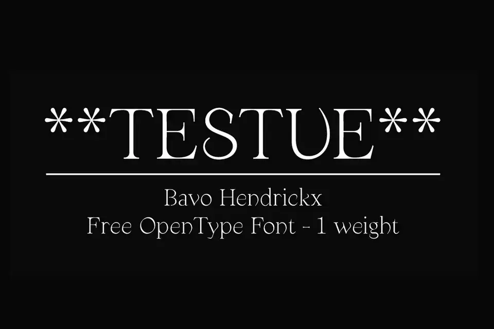 Testue Font