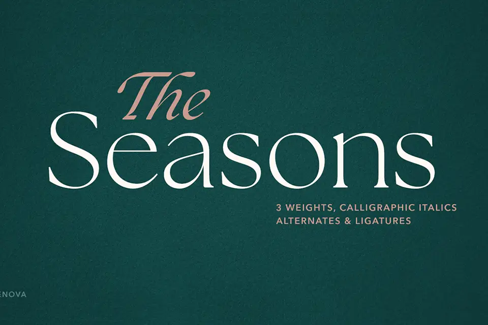 The Seasons Font