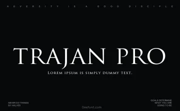 Trajan Pro Font Family