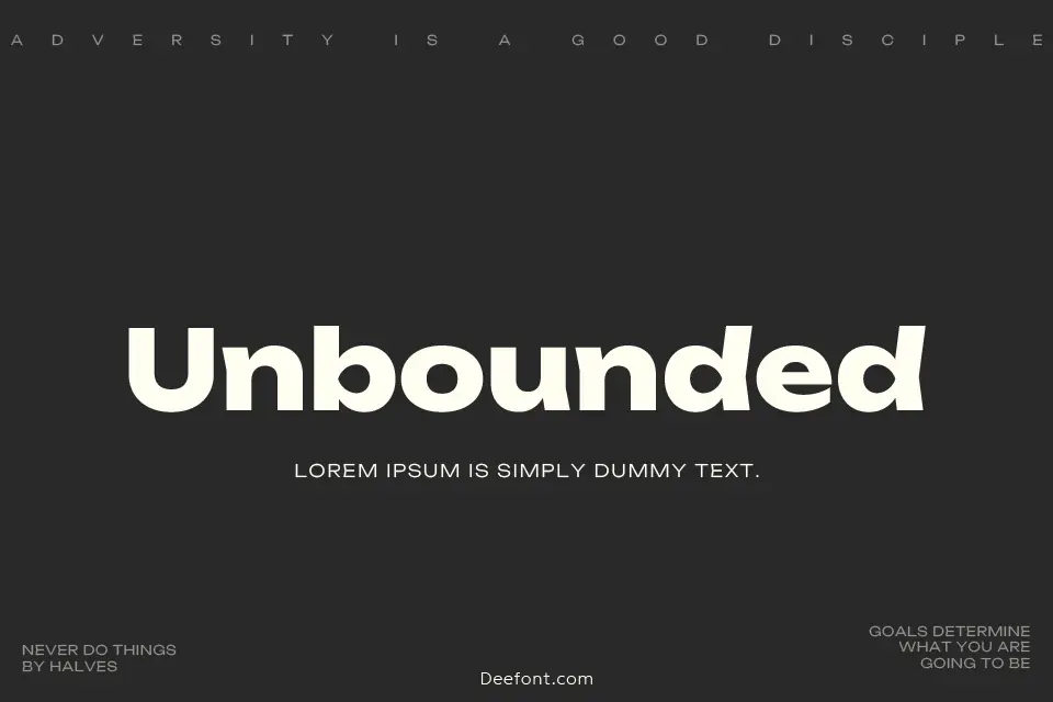 Unbounded Font Family