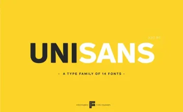 Uni Sans Font Family