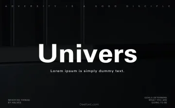 Univers Font Family