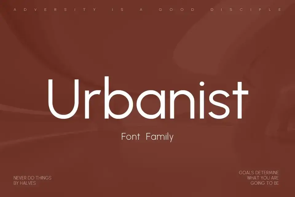 Urbanist Font Family