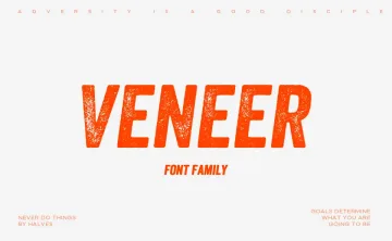 Veneer Font Family