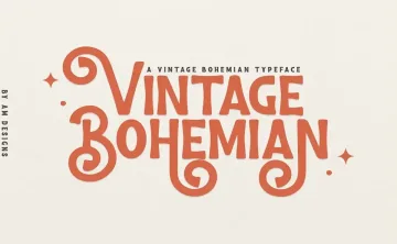 Vintage Bohemian Font