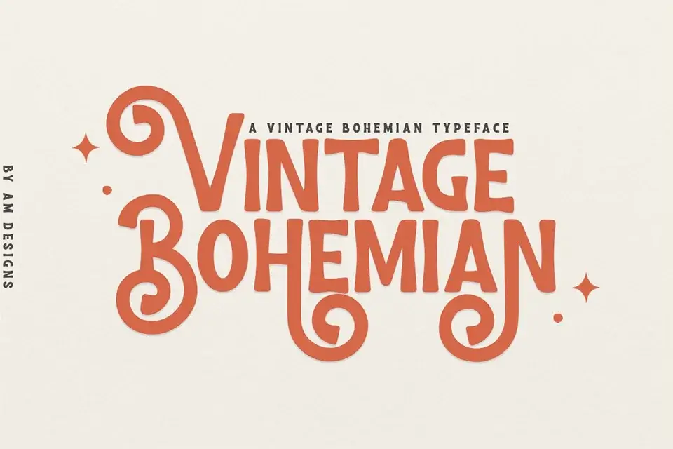 Vintage Bohemian Font