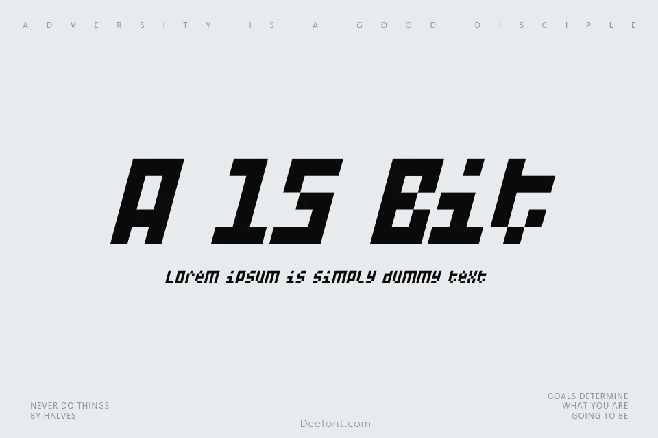 A-15-Bit Font