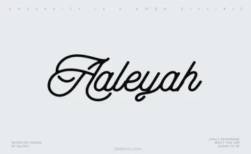 Aaleyah Font