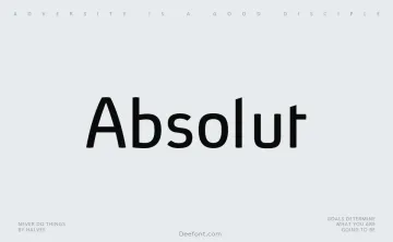 Absolut Font Family