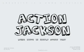 Action Jackson Font