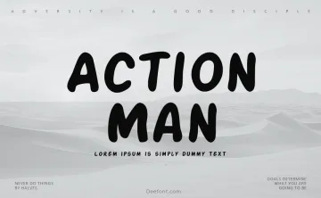 Action Man Font