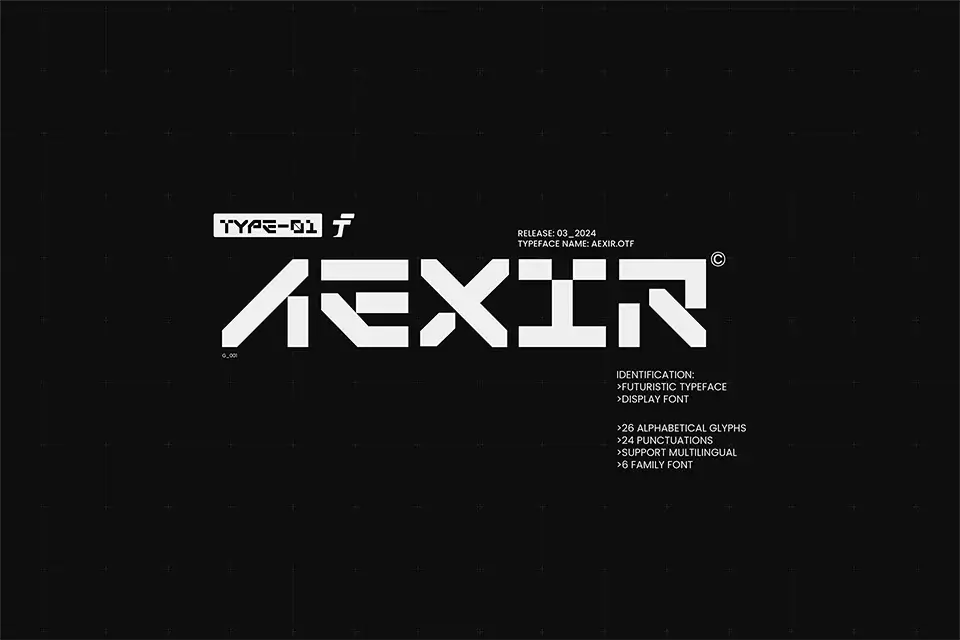 Aexir Font download