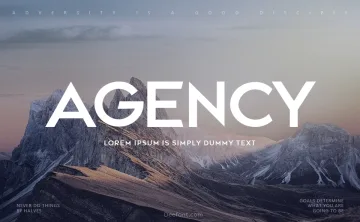 Agency Font