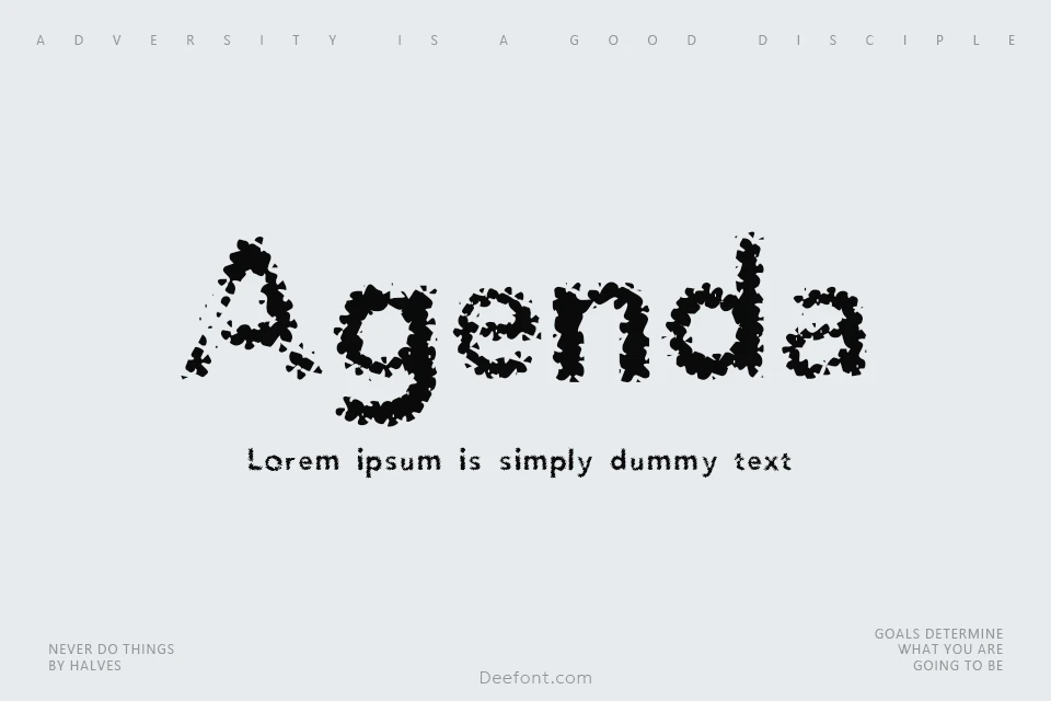 Agenda Font