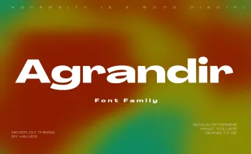 Agrandir Font Family