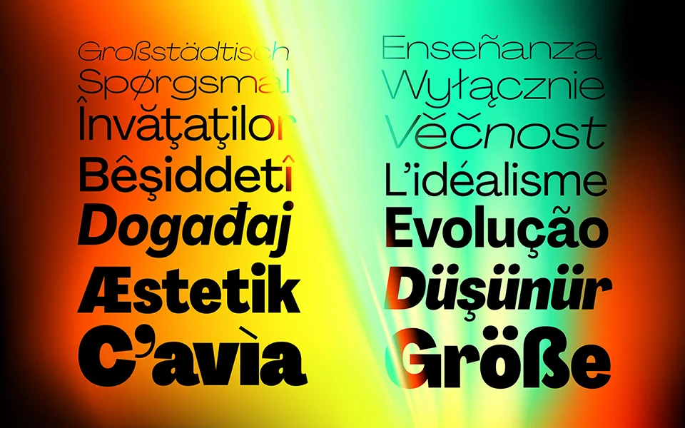 Agrandir Font Family