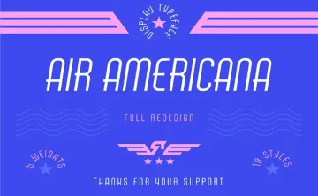 Air Americana Font