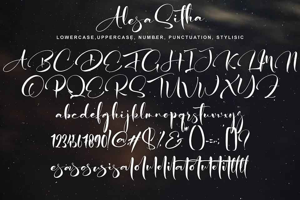 Alesa Sitha Font