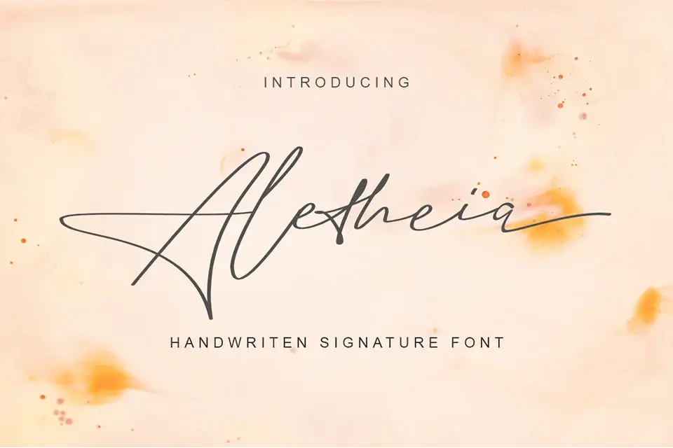 Aletheia Handwritten Font