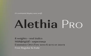 Alethia Pro Font Family