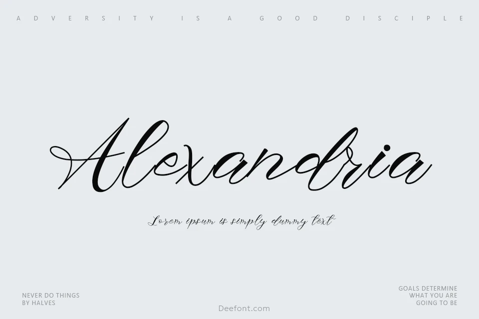 Alexandria Font